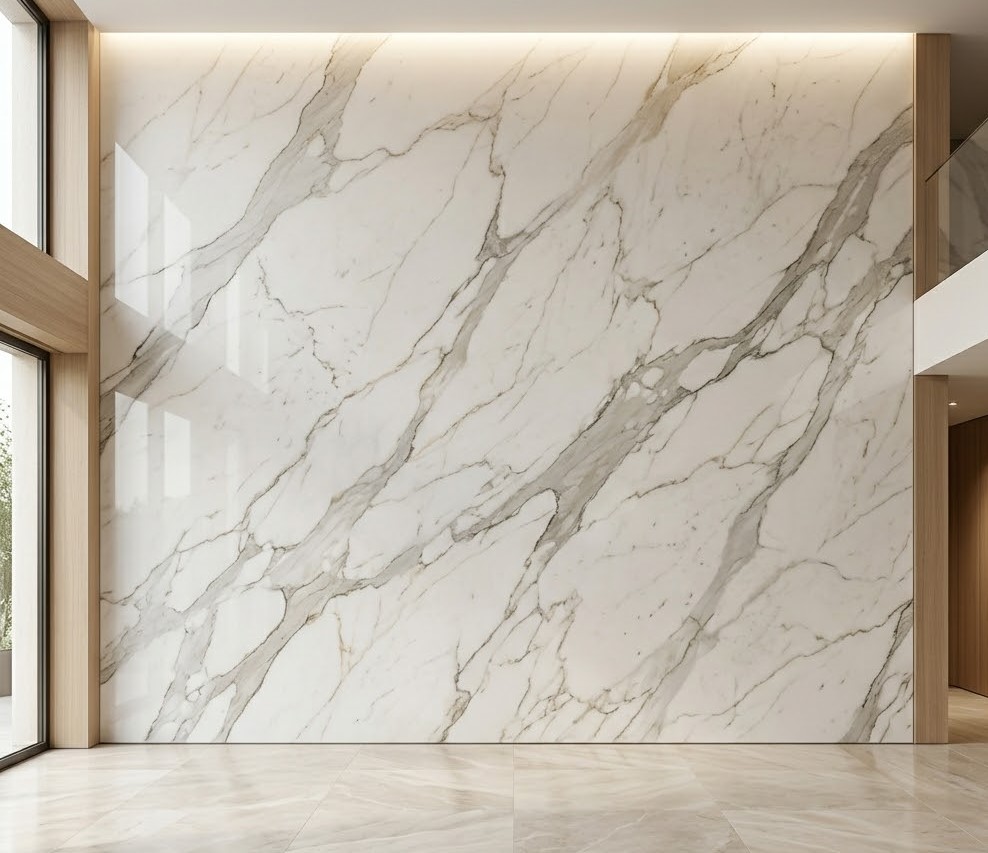 Large format stone slabs